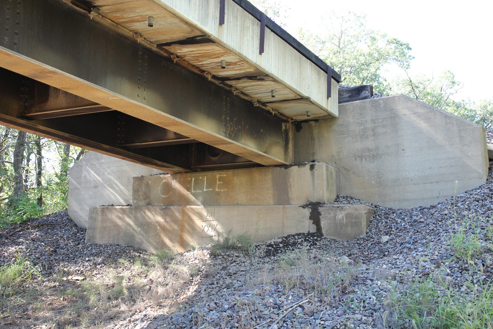 West abutment
